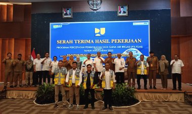 Kementerian PUPR Serahkan Hasil Program P3-TGAI untuk 62 Kelompok P3A Pandeglang