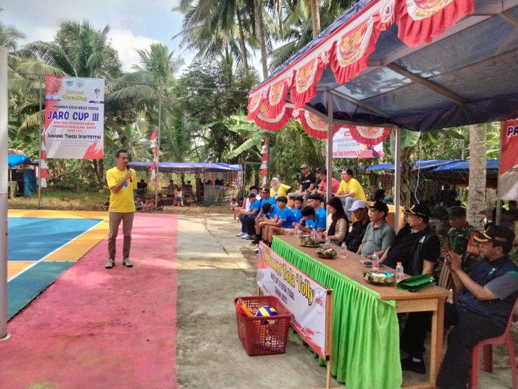 Erin Fabiana Anggota DPRD Pandeglang Hadiri Jaro Cup 3, Dorong Peningkatan Jalan Desa Tegal