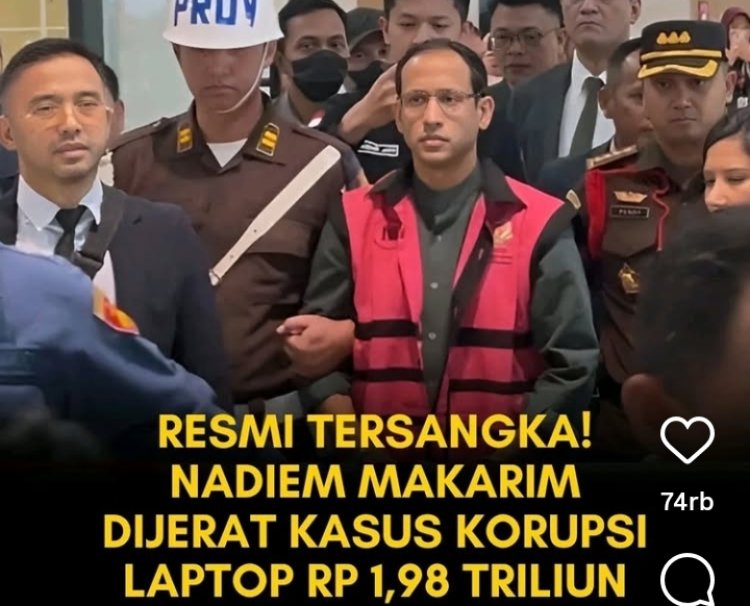 Nadiem Makarim Resmi Jadi Tersangka Kasus Korupsi Laptop, Ajukan Praperadilan