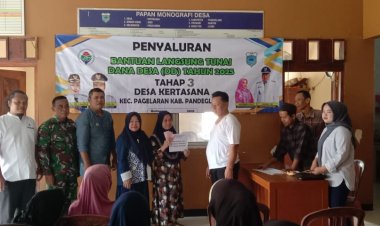 Desa Kertasana Salurkan BLT DD Tahap III Kepada 24 Keluarga Penerima Manfaat