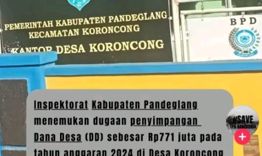 Dimasa Pjs Kades, Enam Kegiatan Fisik Mangkrak, Dugaan Penyimpangan Dana Desa Rp771 Juta di Desa Koroncong.