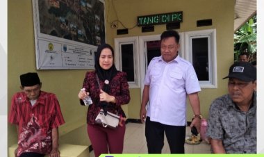 Tia Rahmania, Psikolog dan Dewan Pakar DPP APDESI Merah Putih Kunjungi Desa Kertasana Pagelaran