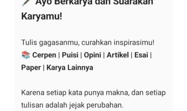 Yo Yo Yo Bantensuara Ajak Generasi Muda Banten Menulis dan Menyuarakan Gagasannya
