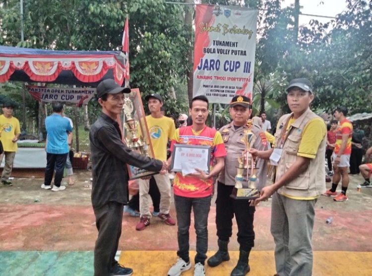 Jaro Boy Karyasari Raih Juara Jaro Cup III Desa Tegal, Usai Kalahkan Jaro Asep Bangkuyung 3–1