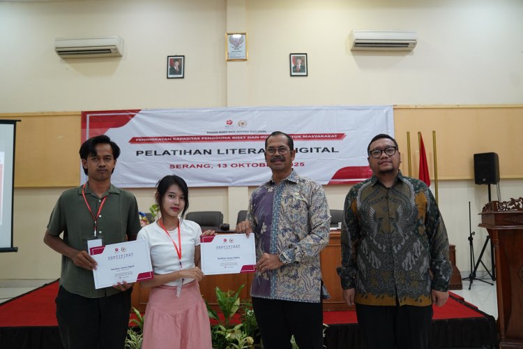 Dorong Masyarakat Melek Digital, Furtasan Ali Yusuf Kolaborasi dengan BRIN di Banten