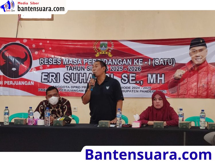 Eri Suhaeri Serap Aspirasi Warga Pandeglang, Pembangunan Jalan Jadi Usulan Terbanyak