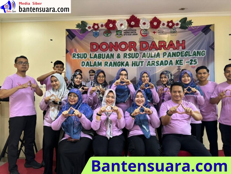 RSUD Aulia Pandeglang Gelar Donor Darah Peringati HUT ke-25 ARSADA