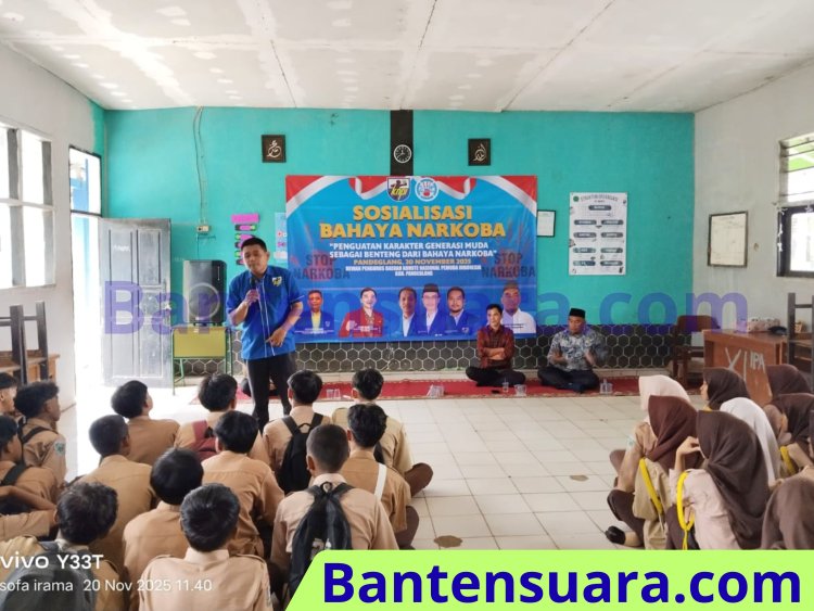 DPD KNPI Pandeglang Gelar Edukasi Bahaya NARKOBA Bagi Remaja