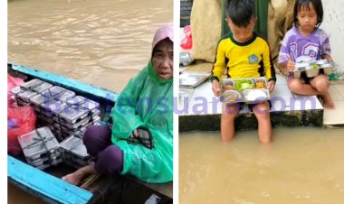 SPPG Bama Pagelaran Antar MBG Langsung ke Rumah Siswa Terdampak Banjir