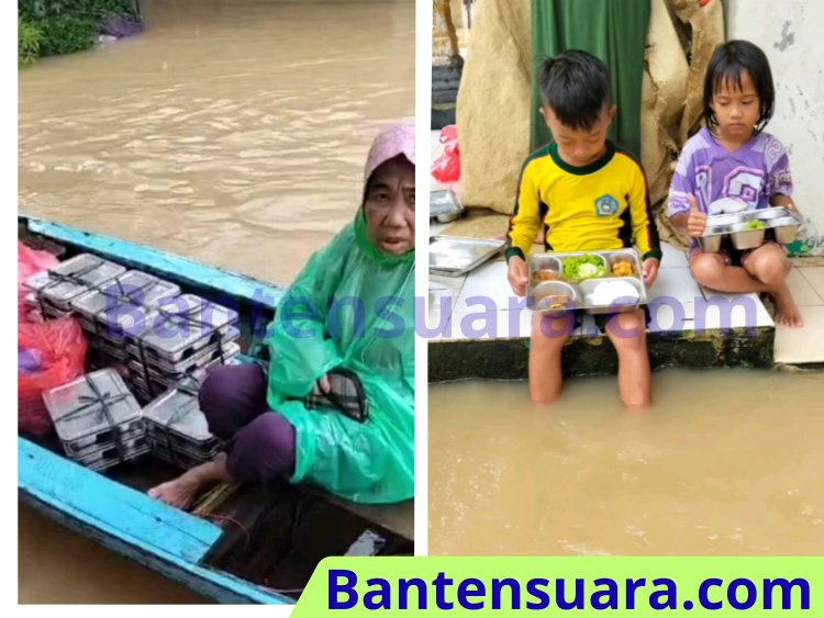 SPPG Bama Pagelaran Antar MBG Langsung ke Rumah Siswa Terdampak Banjir