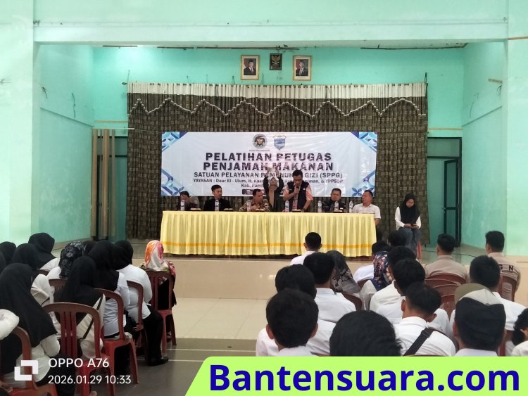 Ratusan Relawan SPPG Yayasan H. Kasmidi, Ikuti Pelatihan Petugas Penjamah Makanan