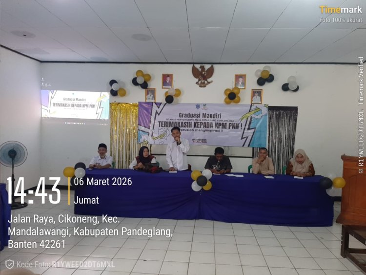 KATIM Pendamping PKH Apresiasi Graduasi Mandiri 40 KPM di Kec. Mandalawangi