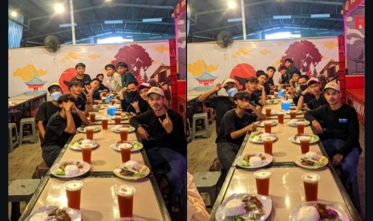KOMUNITAS BLUE PARADISE GELAR SANTUNAN ANAK YATIM DAN BUKA BERSAMA