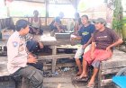 Anggota Polsek Patia Kabupaten Pandeglang Lakukan Giat Sambangi Tokoh Masyarakat Kecamatan Patia