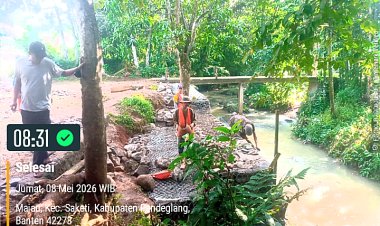 Terindikasi Niatan Terselubung, Pekerjaan Didesa Majau Tak Gunakan Papan Informasi