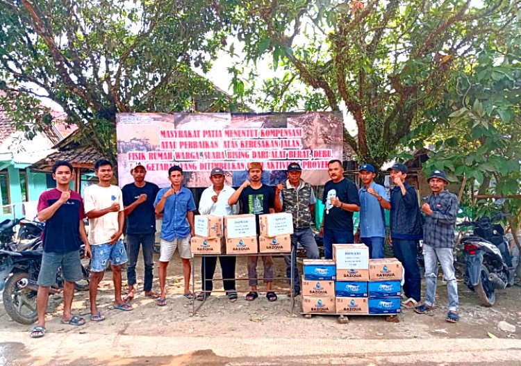 Ratusan Warga Patia Gelar Aksi 18 Mei: Tuntut PT Haka Perbaiki Jalan Rusak Akibat Proyek   