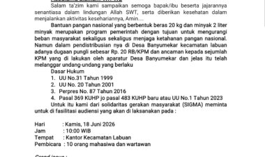 Dugaan Pungli Rp20 Ribu per KPM Mewabah di Desa Banyumekar, SIGMA  Siap Audiensi  ‎ 