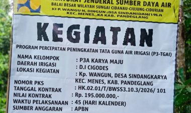 Dua Titik Program P3-TGAI Direalisasikan di Desa Sindangkarya, Dukung Peningkatan Irigasi Pertanian