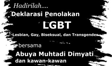 Pasca Video Viral Diduga Berkaitan dengan LGBT, Selebaran Deklarasi Penolakan LGBT Beredar di Pandeglang