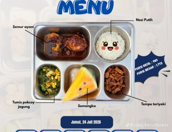 SPPG Karyabuana Cigeulis Sajikan Menu Terbaik untuk Dukung Program Makan Bergizi Gratis