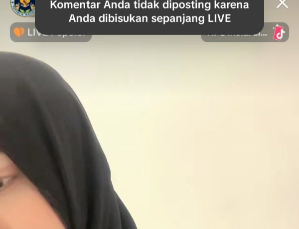 Pertanyakan Jumlah Penerima Manfaat, Akun TikTok Bantensuara.com Dibisukan Saat Mengikuti Live SPPG Leuwidamar