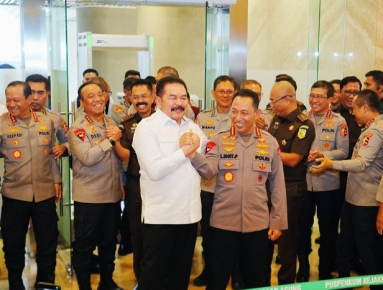 Pascapenangkapan Mantan Pejabat BGN dan Mantan Jampidsus, Jaksa Agung dan Kapolri Tunjukkan Keakraban
