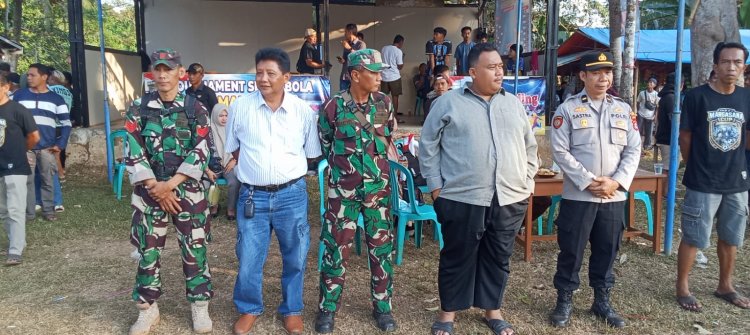 ANGGOTA DPRD Kabupaten Pandeglang Dari PKS Dede Sumantri Hadiri TURNAMEN SEPAK BOLA Margasana Cup