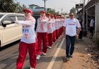 Sambut HUT ke-81 RI, CV. Juhed Barokah Labuan Meriahkan Gerak Jalan Umum