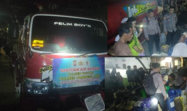 Bantuan Air Bersih Polda Banten: Polsek Picung Salurkan Gelaran Keenam ke Warga Terdampak Kekeringan