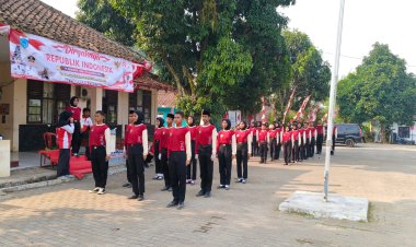 Semangat Paskibra Cikedal, Mandiri Bawa Bekal Makan Sendiri