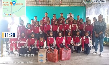SPPG Babakanlor Cening 3 Beri Dukungan MBG untuk Paskibra Cikedal