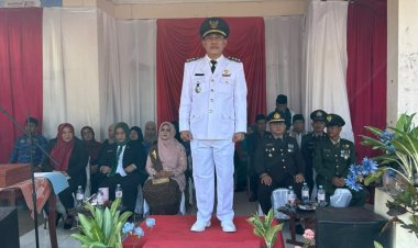 Camat Cikedal Pimpin Upacara HUT Kemerdekaan RI ke-81, Berlangsung Khidmat