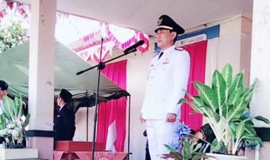 Camat Cikedal Pimpin Upacara HUT Kemerdekaan RI ke-81, Berlangsung Khidmat