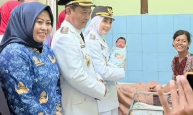 Lahir Tepat 17 Agustus, Bayi Perempuan Ini Diberi Nama Rachma Agustina oleh Pimpinan Daerah