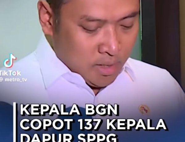 BGN Copot 137 Kepala SPPG, Sebanyak 10 dari Banten