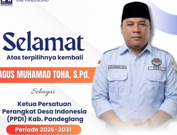 Agus Muhammad Toha Terpilih Kembali sebagai Ketua PPDI Pandeglang