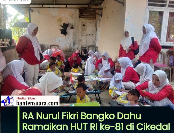 RA Nurul Fikri Bangko Dahu Ramaikan HUT RI ke-81 di Cikedal