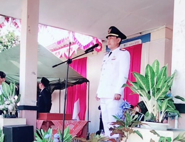 Camat Cikedal Pimpin Upacara HUT Kemerdekaan RI ke-81, Berlangsung Khidmat