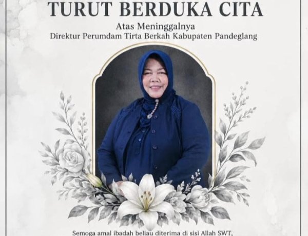Direktur Perumdam Tirta Berkah Pandeglang Hj. Euis Yuning­sih Meninggal Dunia