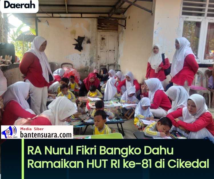 RA Nurul Fikri Bangko Dahu Ramaikan HUT RI ke-81 di Cikedal
