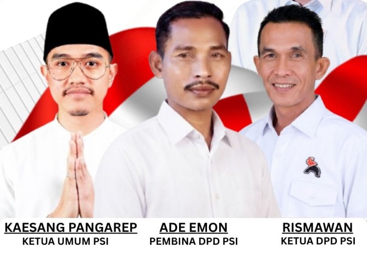 Ade Emon, Tokoh Muda Pandeglang Bersama PSI untuk Mengabdi