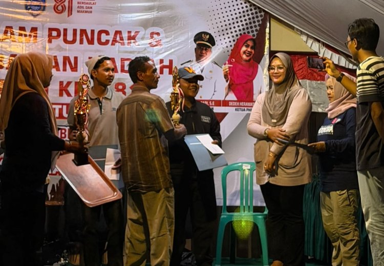 CV Juhed Barokah Labuan Raih Juara 2 Gerak Jalan Umum Kecamatan Labuan