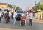 PSI Pandeglang Turun ke Jalan, Bagikan Ribuan Masker Gratis