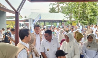 Gubernur Banten Andra Soni Hadir di Desa Tegal, Resmikan Irigasi dan Salurkan Bantuan Masyarakat