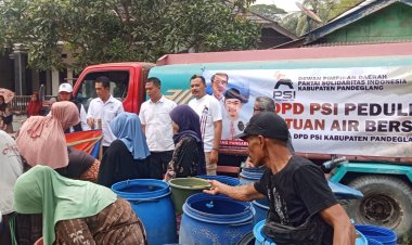 DPD PSI Pandeglang Salurkan Bantuan Air Bersih untuk Warga Dungushaur