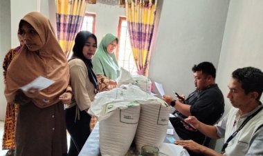Kepala Desa Karyautama Apresiasi Penyaluran Bansos, 691 KK Terima Bantuan