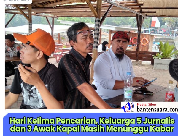 Hari Kelima Pencarian, Keluarga 5 Jurnalis dan 3 Awak Kapal Masih Menunggu Kabar