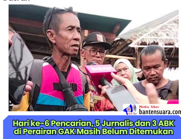 Hari ke-6 Pencarian, 5 Jurnalis dan 3 ABK di Perairan GAK Masih Belum Ditemukan